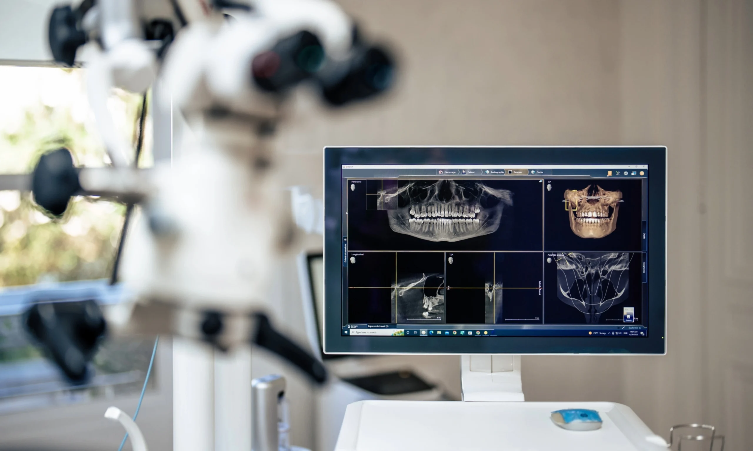 Au cabinet dentaire du Dr Bajanescu : le dentiste peut élaborer une planification implantaire personnalisé