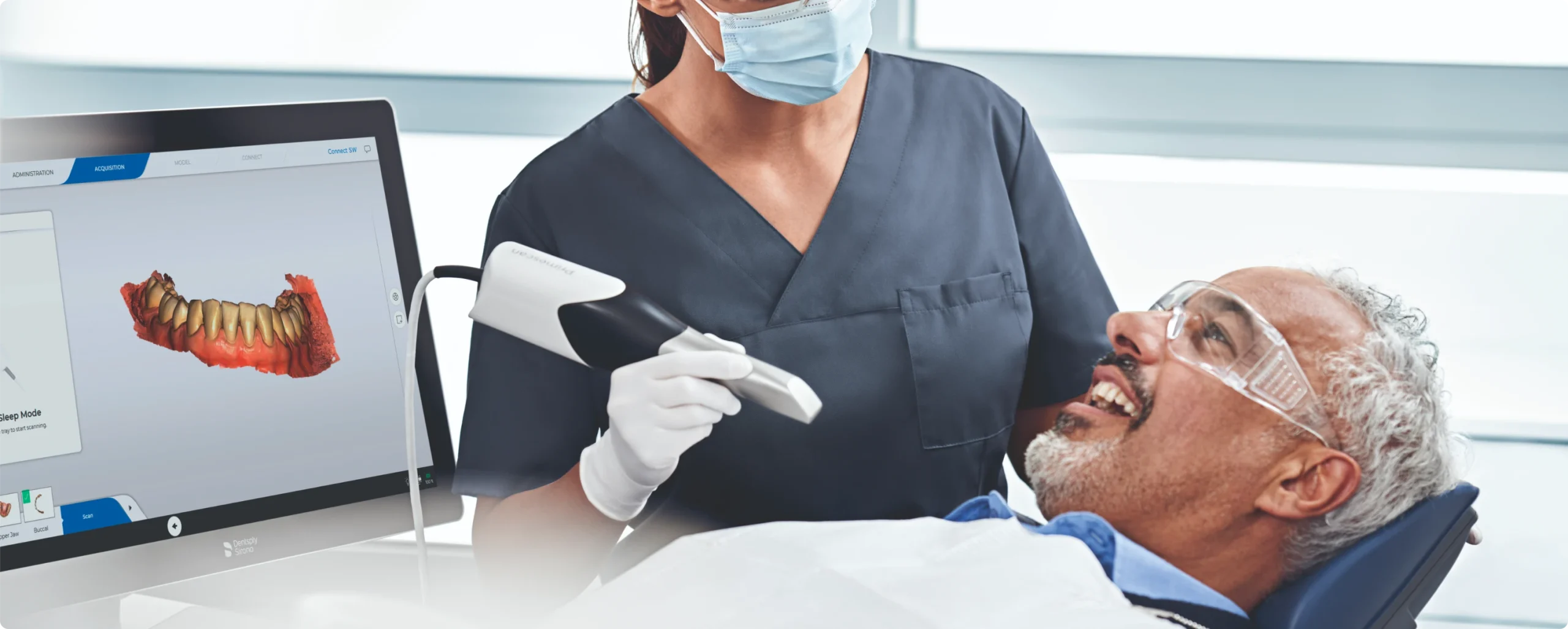 Nos technologies : radio 3D CONE BEAM, microscope opératoire, caméra d'empreinte optique